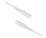 FIXED Kabel Liquid Silicone USB-C/USB-C 0,5m 60W biały - 1249120 - zdjęcie 2